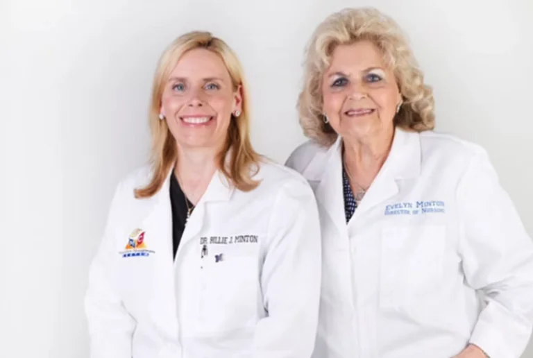 Dr. Billie J. Minton and Evelyn Minton, Director of Nursing